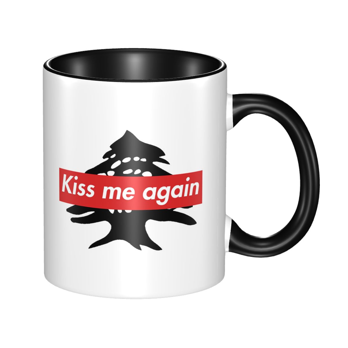 Lebanon Flag Lebanese Kiss Me  - Coffee Tea Me บทวิจารณ์และราคา