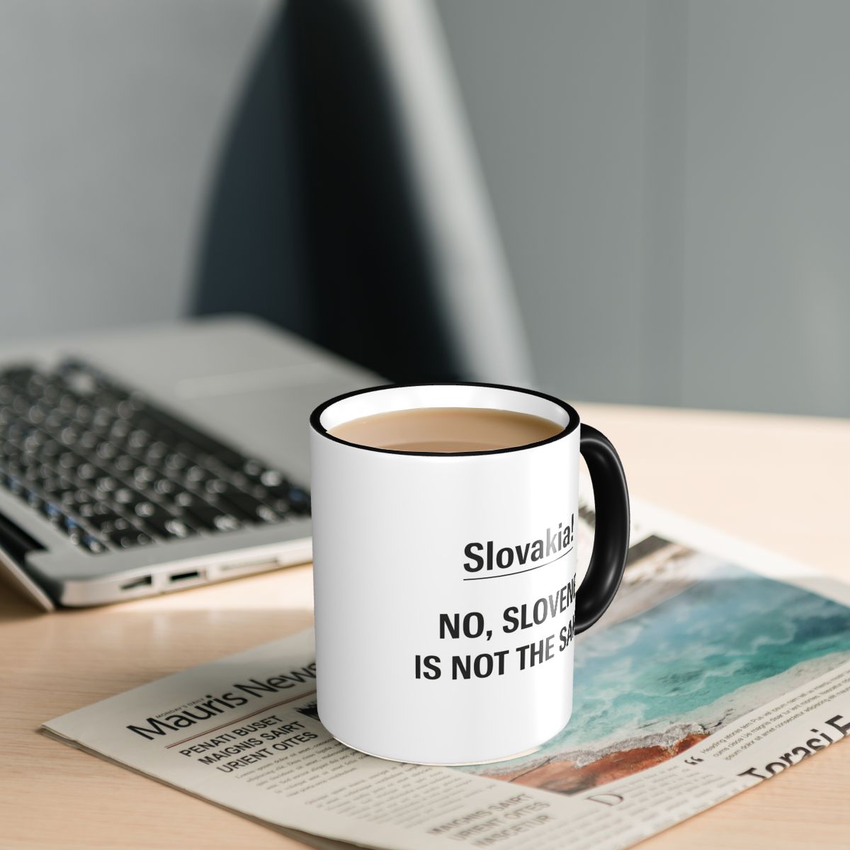 Funny Geography Joke Slovakia  - Coffee Tea Joke บทวิจารณ์และราคา