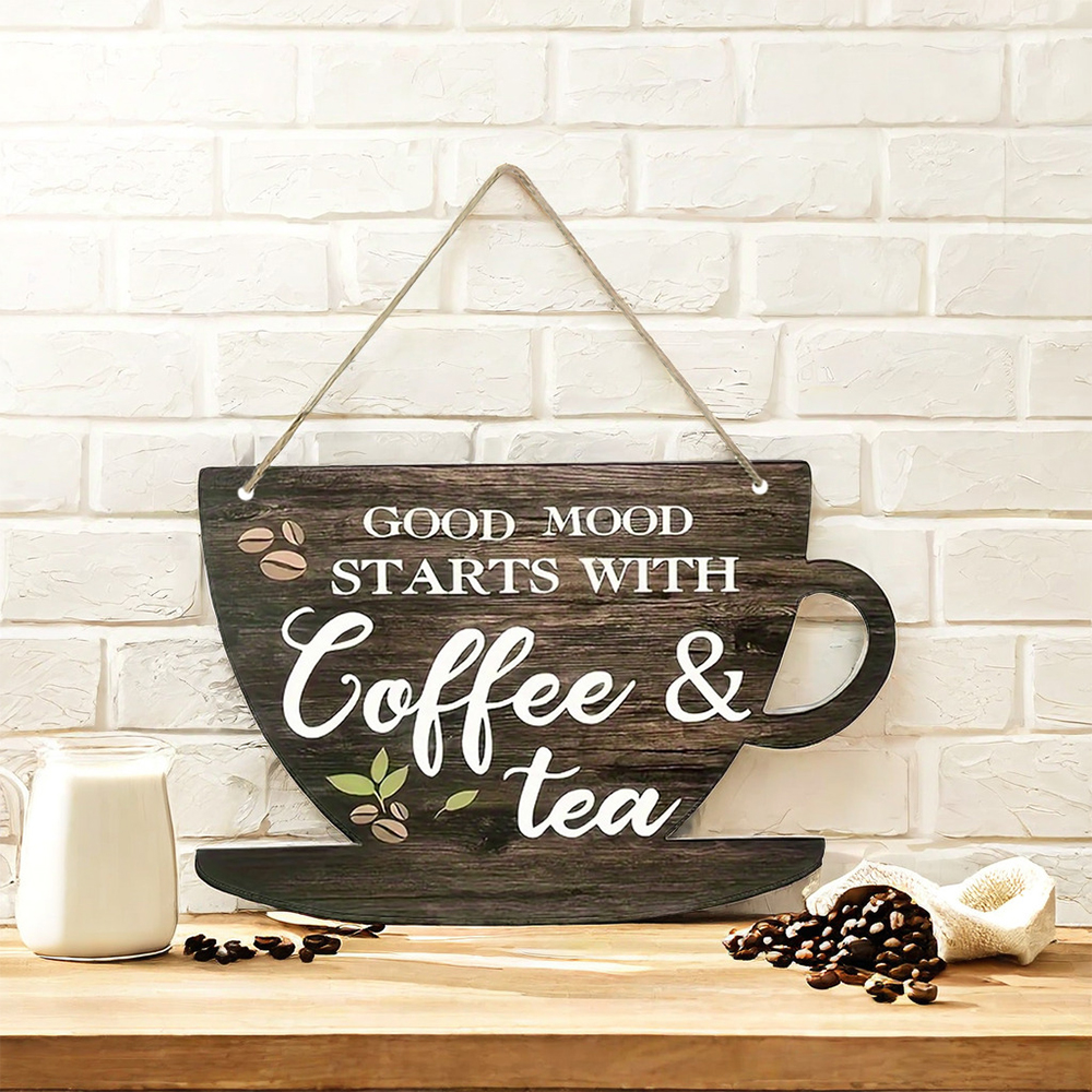 1pc Rustic Coffee & Tea Wooden - Coffee Tea Festival บทวิจารณ์และราคา