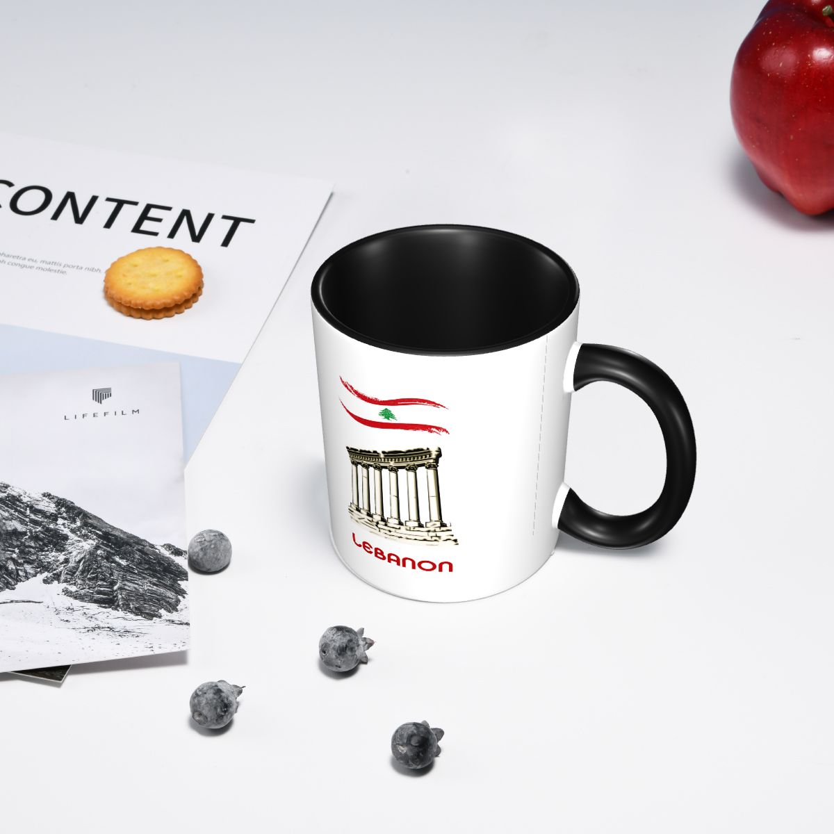 Lebanon Flag Lebanese Kiss Me  - Coffee Tea Me บทวิจารณ์และราคา