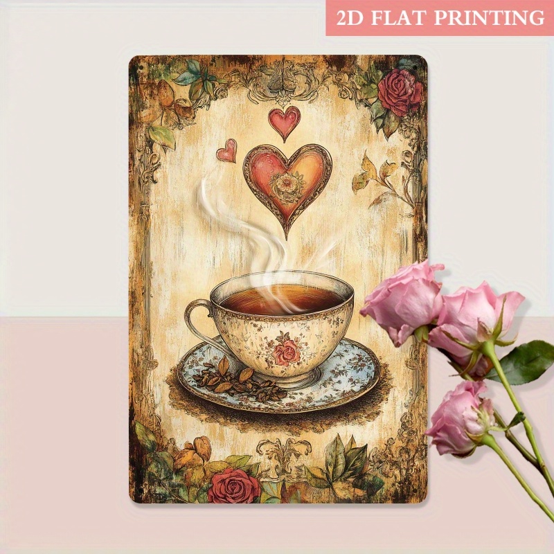 2D Flat, 1pc Vintage Coffee Cu - Coffee Tea Cup บทวิจารณ์และราคา