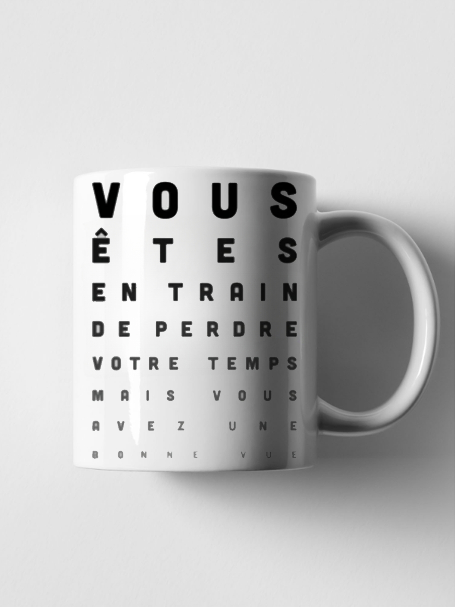 French Language Joke Ceramic M - Coffee Tea Joke บทวิจารณ์และราคา