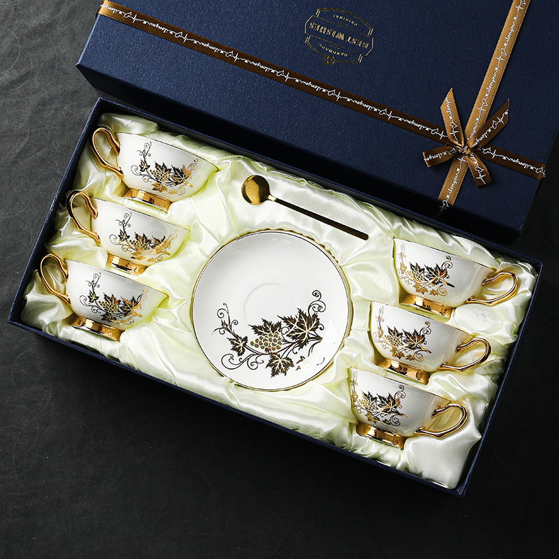 Coffee Cup Small Exquisite Set - Coffee Tea Drinks บทวิจารณ์และราคา
