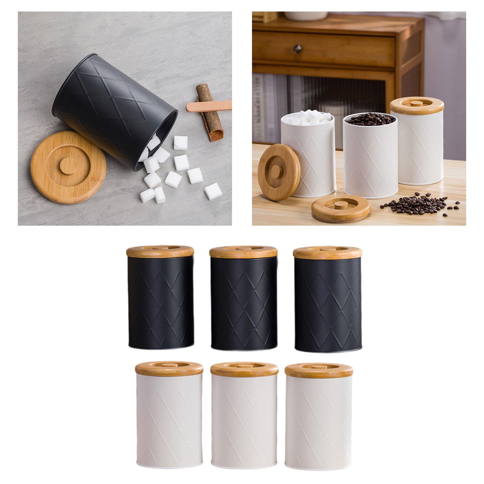 Kitchen Canister Set Tea Coffe - Coffee Tea Sugar Container Set บทวิจารณ์และราคา
