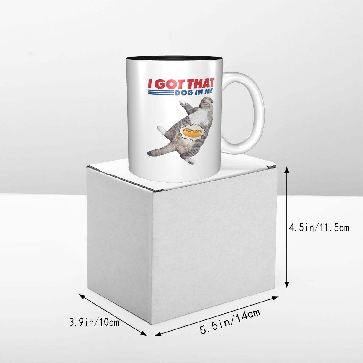 I Got That Dog In Me Mug Funny - Coffee Tea Me บทวิจารณ์และราคา