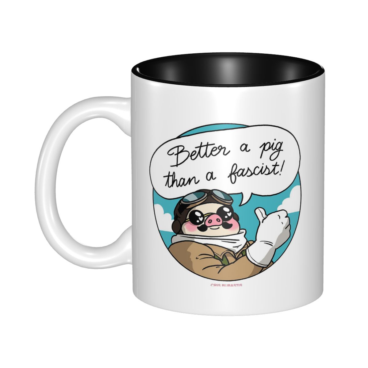 Better A Pig Than A Fascist! M - Coffee Better Than Tea บทวิจารณ์และราคา