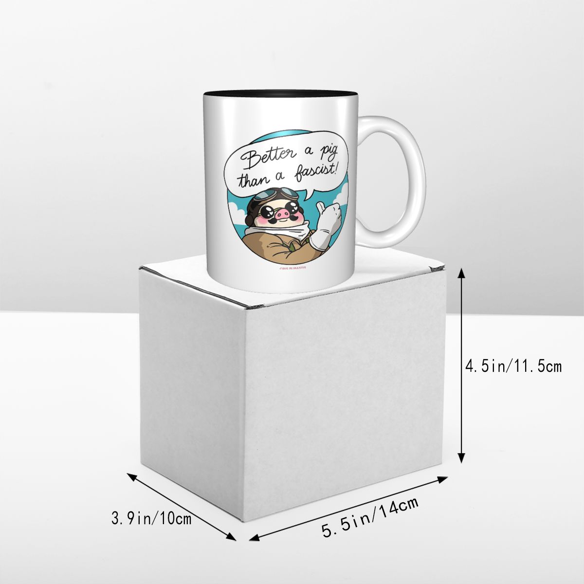Better A Pig Than A Fascist! M - Coffee Better Than Tea บทวิจารณ์และราคา