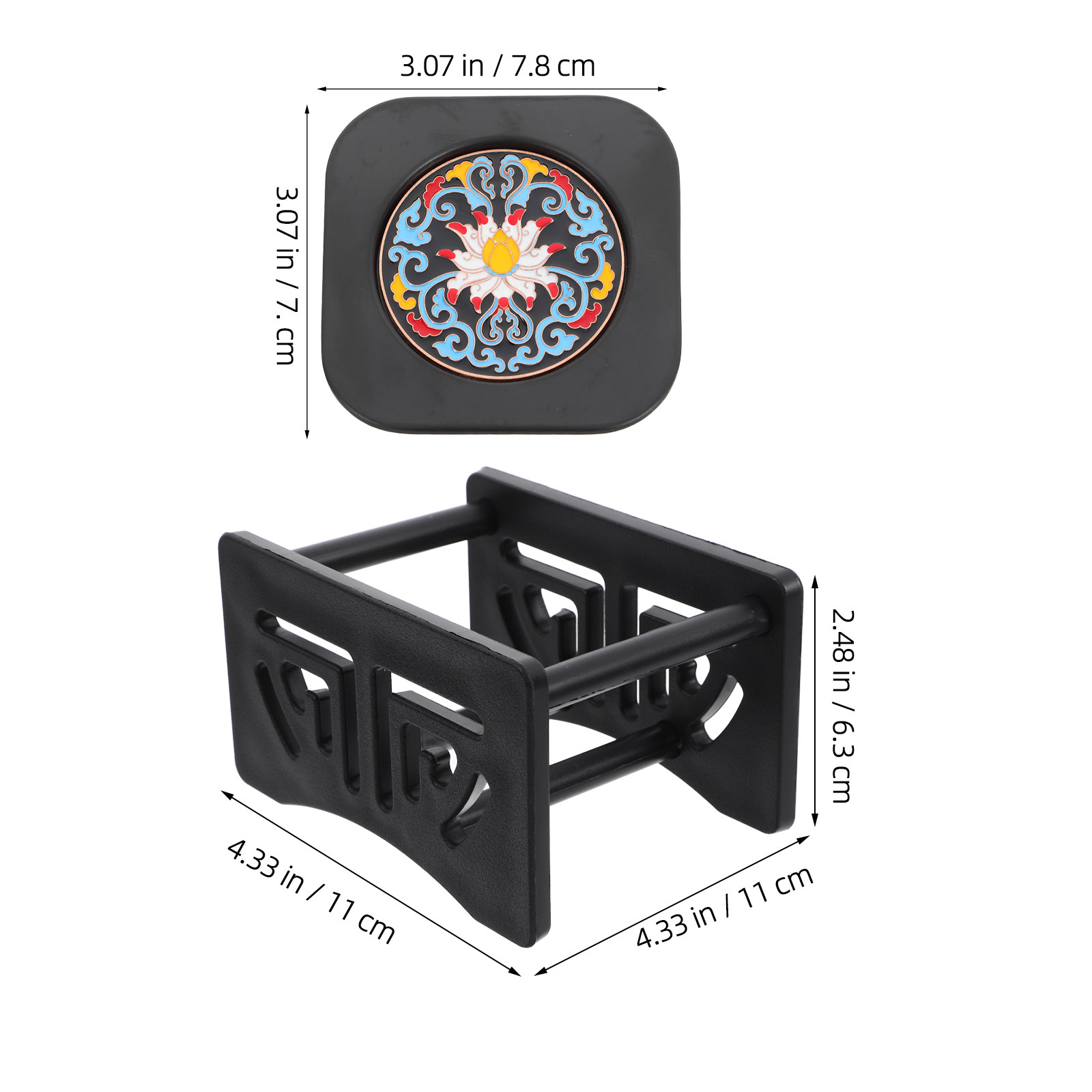 1Set Tea Coaster Mat Vintage C - Coffee Tea Drinks บทวิจารณ์และราคา