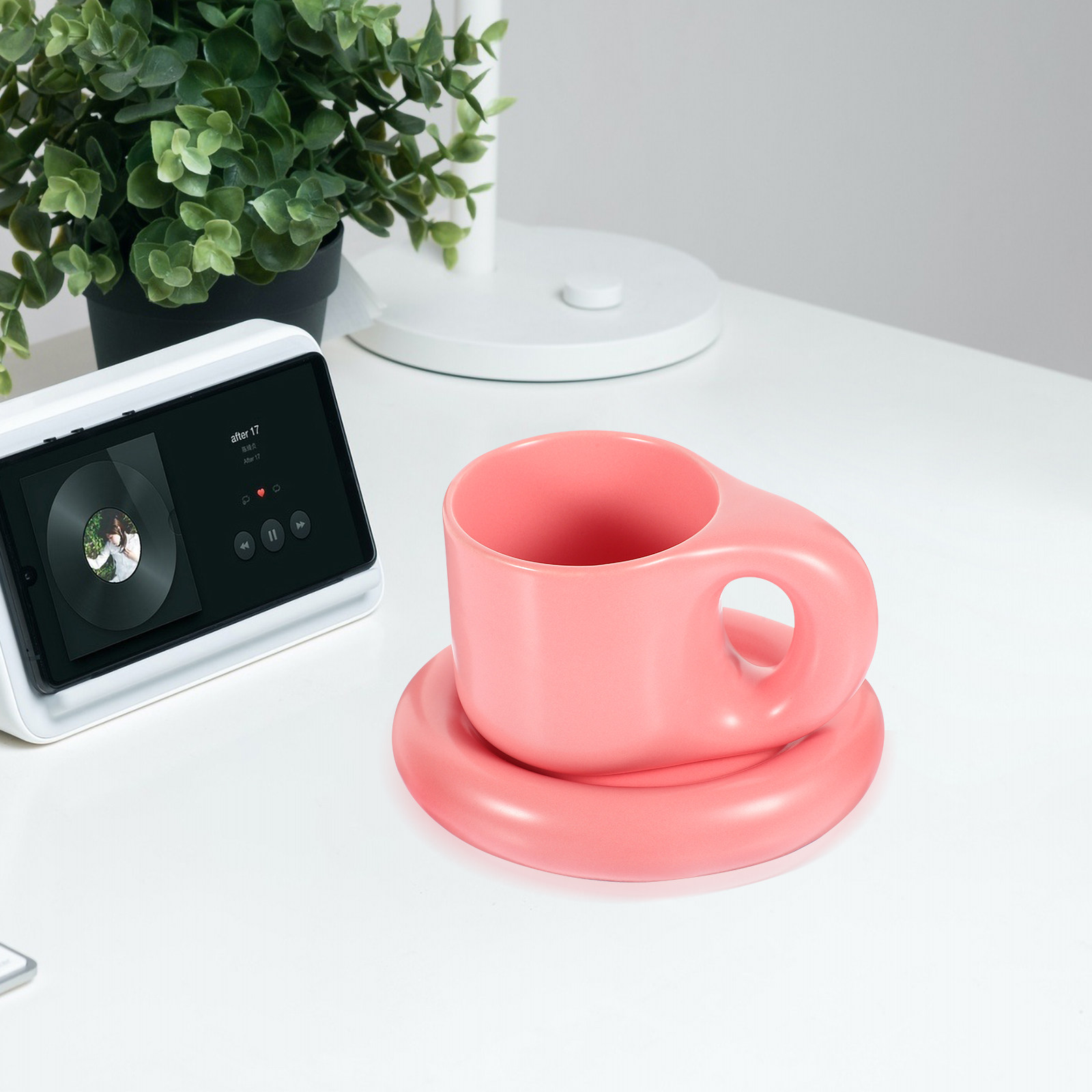 Ceramic Coffee Cup Set Retro H - Coffee Tea Drinks บทวิจารณ์และราคา