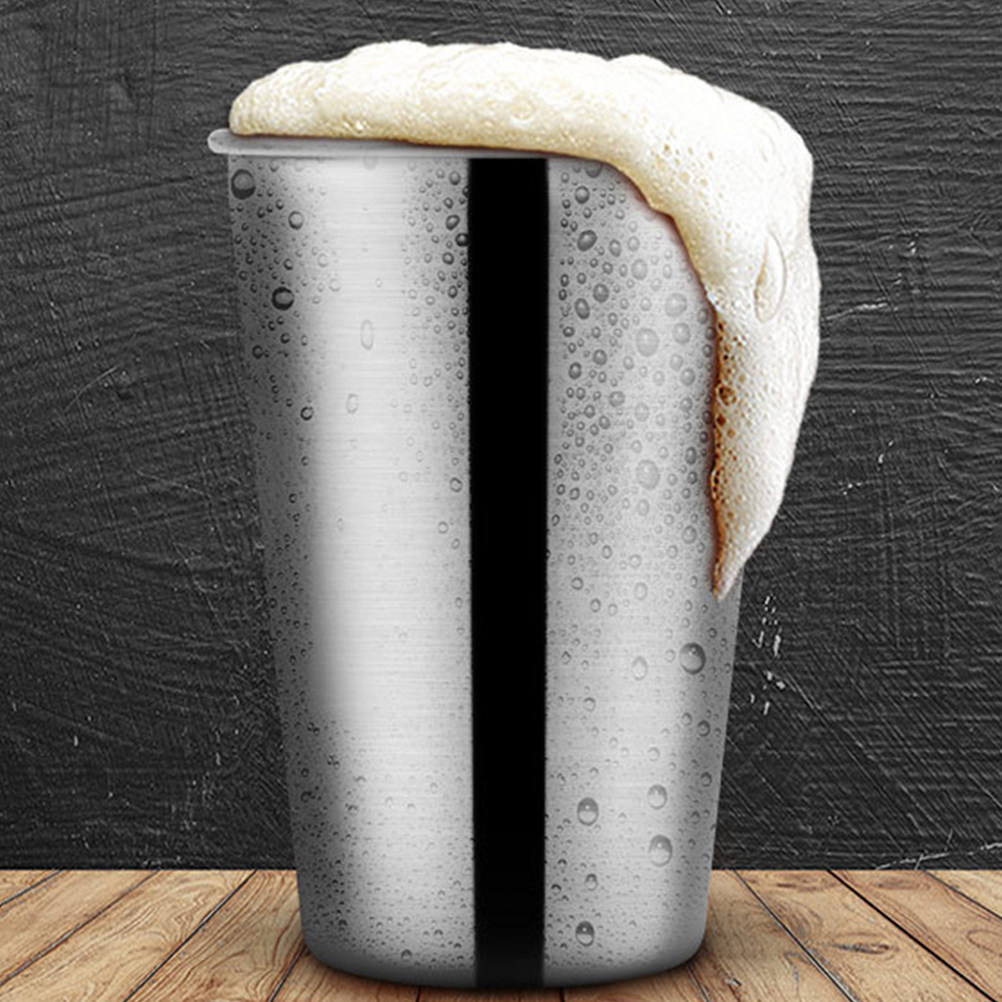 304 Stainless Steel Beer Cups  - Coffee Tea Drinks บทวิจารณ์และราคา