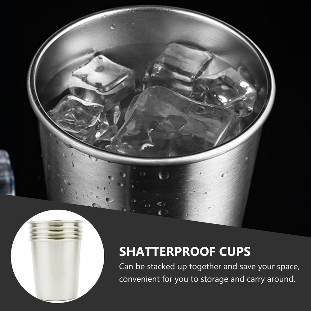 304 Stainless Steel Beer Cups  - Coffee Tea Drinks บทวิจารณ์และราคา