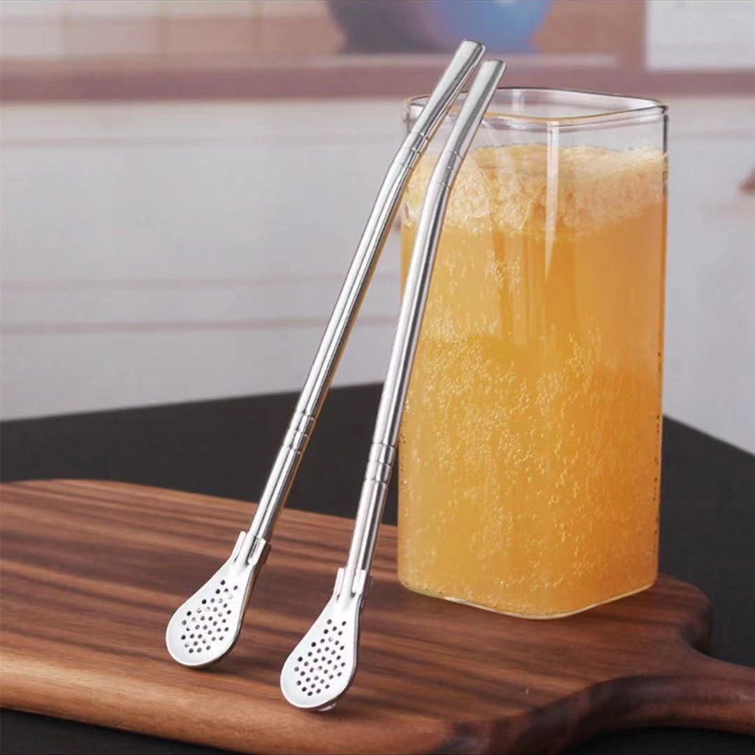 Stainl Steel Extended Spoon Co - Coffee Tea Drinks บทวิจารณ์และราคา