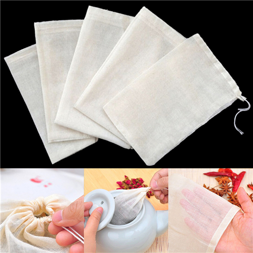 1pc/10Pcs Cotton Tea Bags Musl - Coffee Tea Gardens บทวิจารณ์และราคา