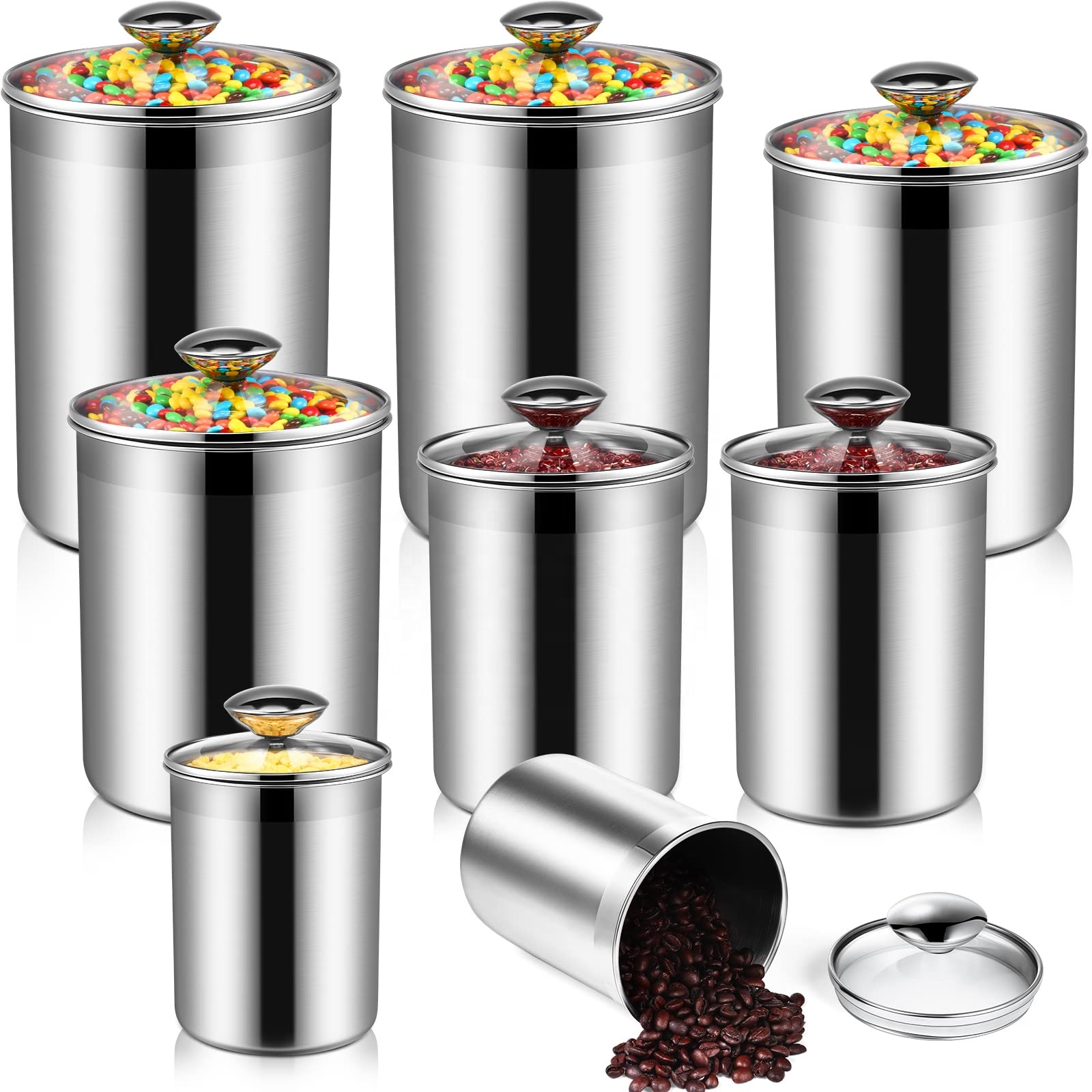 Food Storage Containers Tea Co - Coffee Tea Sugar Container Set บทวิจารณ์และราคา