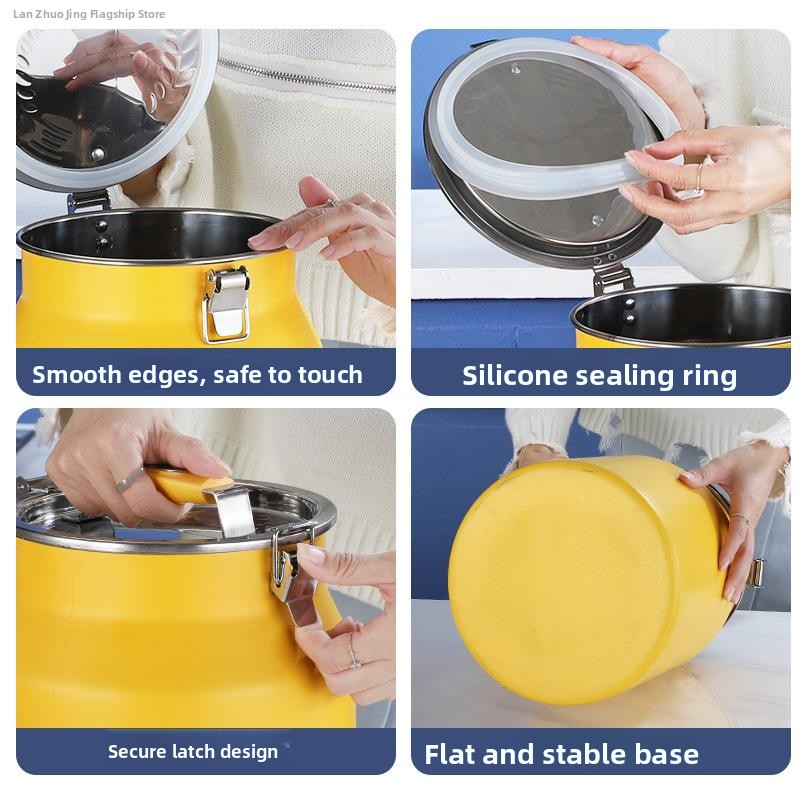 Stainless Steel Sealed Storage - Coffee Tea And Bean Leaf บทวิจารณ์และราคา