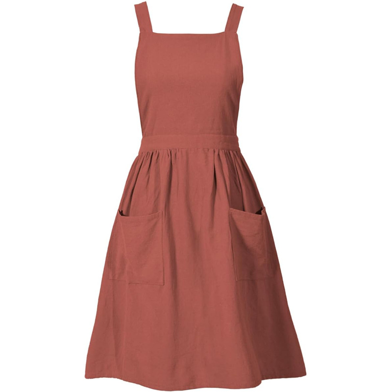 Canvas apron made of cotton su - Coffee Tea Gardens บทวิจารณ์และราคา