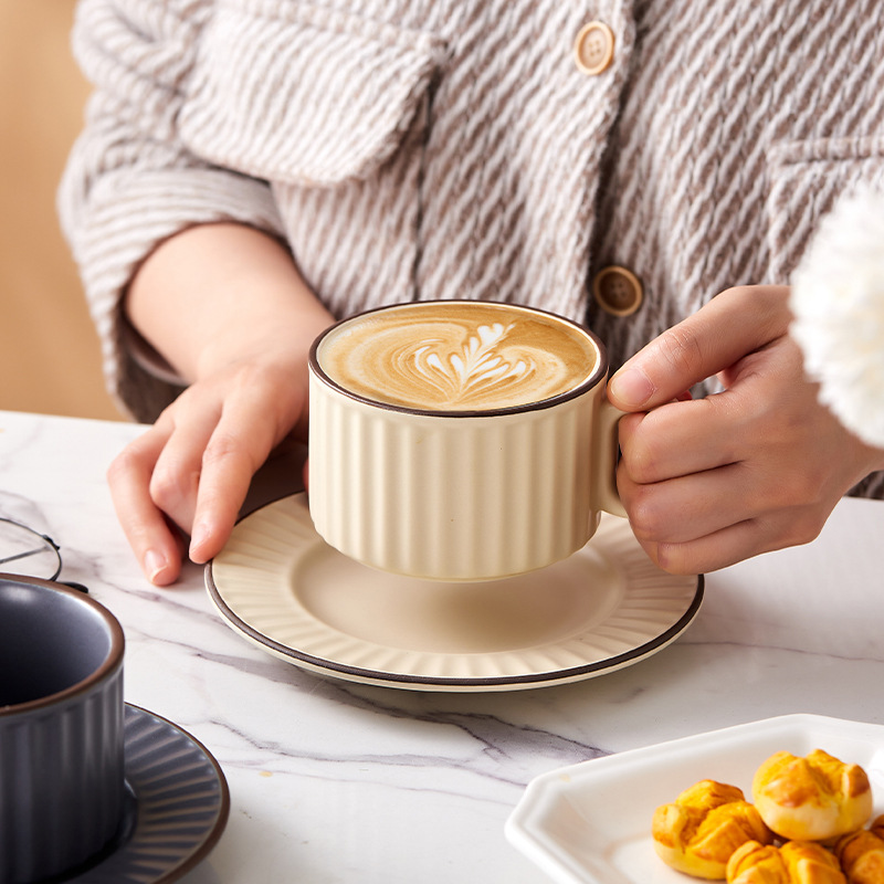 Ceramic Coffee Cup Saucer Set  - Coffee Tea Festival บทวิจารณ์และราคา