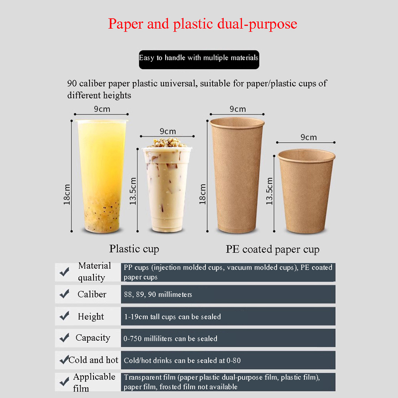 Automatic Cup Sealer Cup Seali - Coffee Tea Boba บทวิจารณ์และราคา
