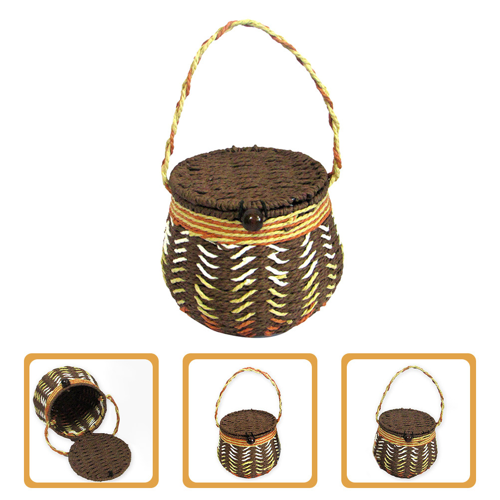 Handwoven Woven Tea Basket Air - Coffee Tea And Bean Leaf บทวิจารณ์และราคา