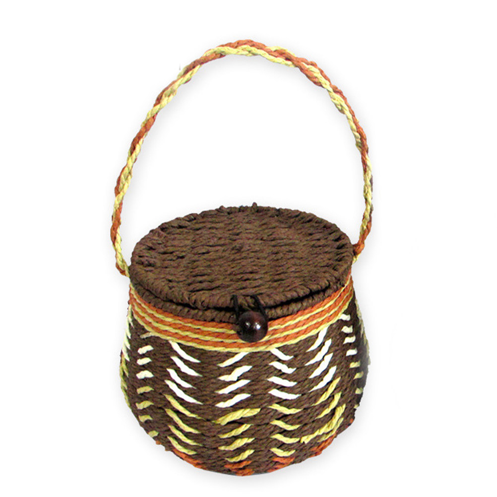 Handwoven Woven Tea Basket Air - Coffee Tea And Bean Leaf บทวิจารณ์และราคา